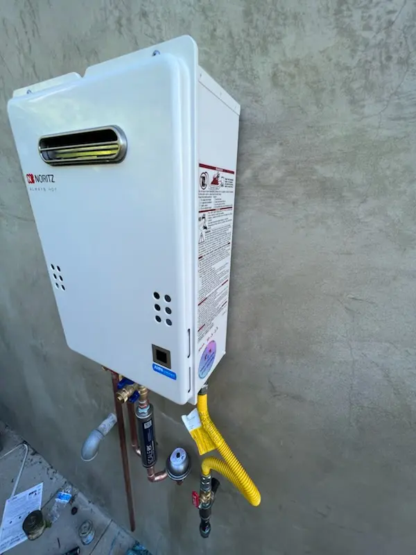 Tankless water heater installation for Surf City homes