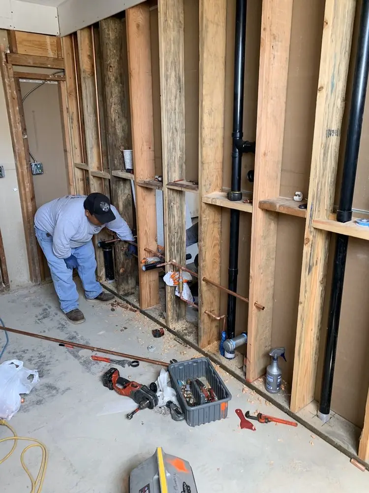Commercial rough-in plumbing for Gas Line Repair in Surf City